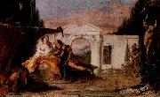 Giovanni Battista Tiepolo Rinaldo und Armida, Entwurf fur gleichnamiges Munchner Gemalde oil painting